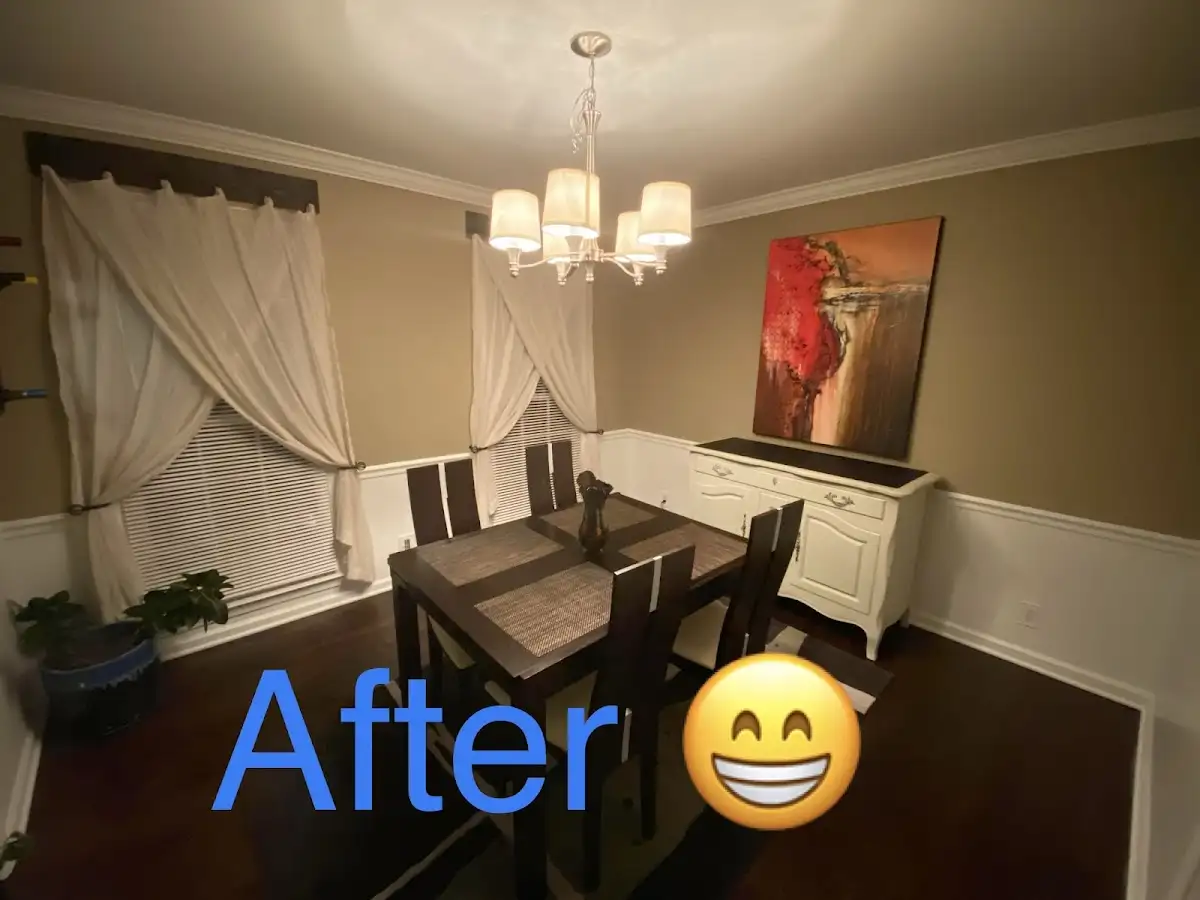 Professional dining room restoration after water damage in Caernarvon